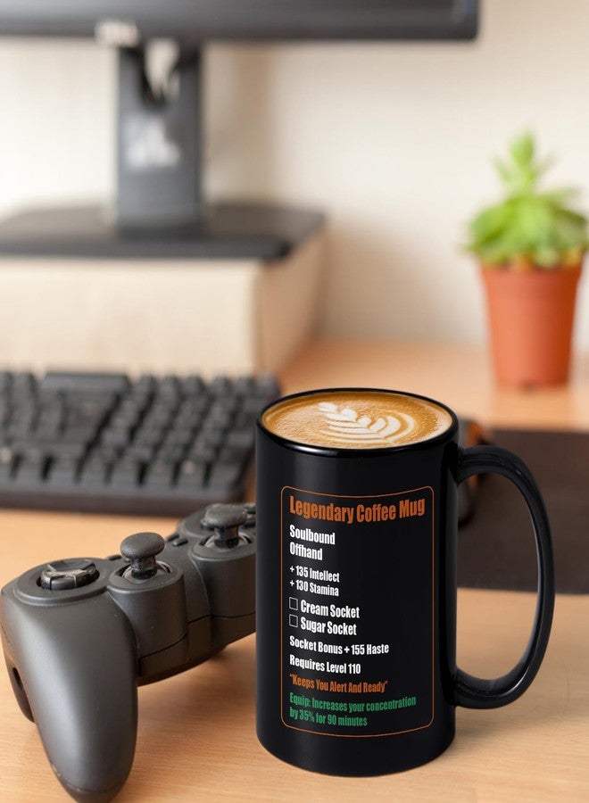 Cabtnca Gamer Gift, Legendary Coffee Mug, World of Warcraft Merchandise, Christmas Birthday Gift for Nerd Gamer, Gaming Mug, 11 Oz - Image 3